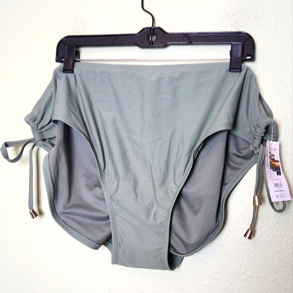 NWT - Green Tied Swim Bottoms Size 3X